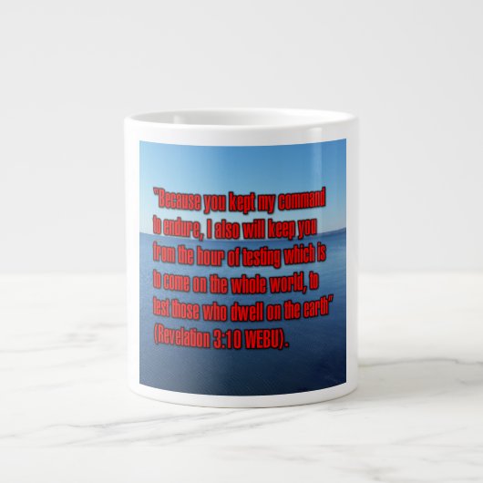 Revelation 3:10 WEBU Mug (Devant)
