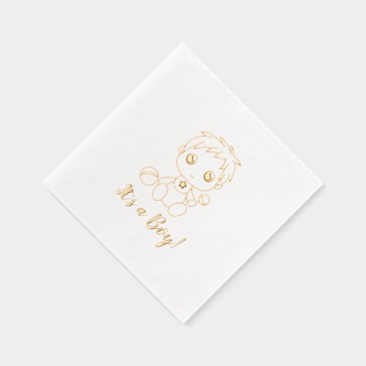 Révélation de genre baby shower garçon (Droite)