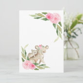 Révélation de genre // Faire-part pastel vierge (Debout devant)