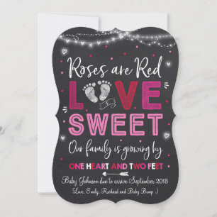 Révélation de la Faire-part de grossesse de Valent