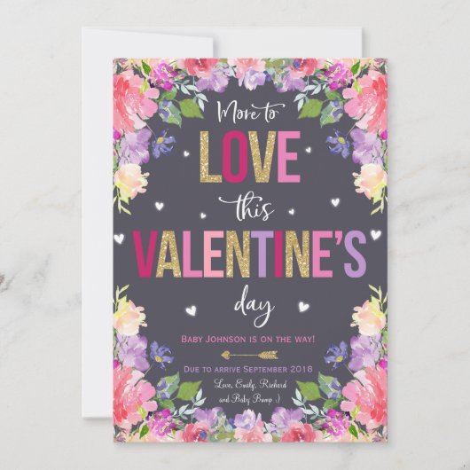 Révélation de la Faire-part de grossesse de Valent (Devant)