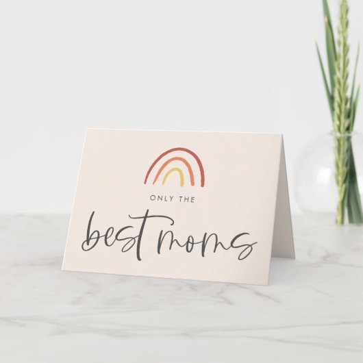 Révélation Faire-part de grossesse arc-en-ciel ros (Devant)