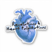 Revelations & Heart Palpitations vinyl sticker (Devant)