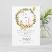 Révéler le genre Lui ou elle être Invitation (Debout devant)