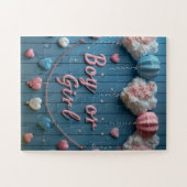 Révéler le genre Puzzle garçon ou fille (Horizontal)