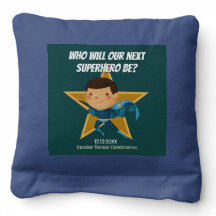 Révéler le genre Superhero mignon bleu rose vert
