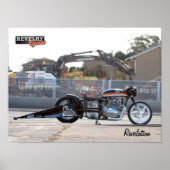 Revelry Racing Revelation Drag Bike Poster (Voorkant)