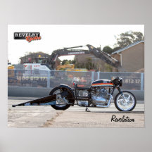 Revelry Racing Revelation Drag Bike Poster