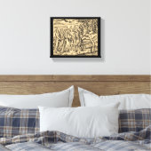 Revelry van Satan en Heksen 8x10 Canvas Afdruk (Insitu (Slaapkamer))