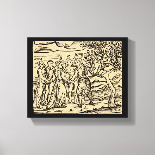Revelry van Satan en Heksen 8x10 Canvas Afdruk (Voorkant)