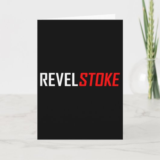 Revelstoke, British Columbia Kaart (Voorkant)