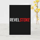 Revelstoke, British Columbia Kaart (Gele Bloem)