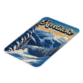 Revelstoke Canada Winter Vintage Magneet (Linkerzijde)