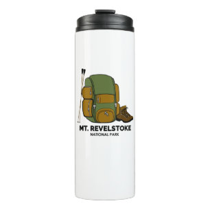 Revelstoke National Park-rugzak monteren Thermosbeker