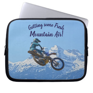 Revelstoke Ride - MotoX Racing in British Columbia Laptop Sleeve