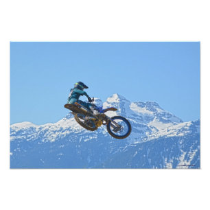 Revelstoke Ride - MotoX Racing in Brits-Columbia Foto Afdruk