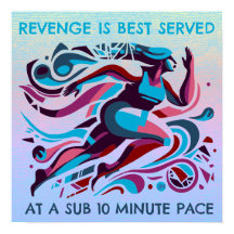 Revenge Runner Motivatie Poster