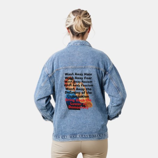 Revenir à la démocratie Denim Jacket (Modèle)