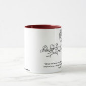 Revenus d'entreprise Humour Mug "Percentres" (Centre)
