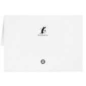 Rêver blanc Noël drôle Vin Chat (Dos Horizontal)