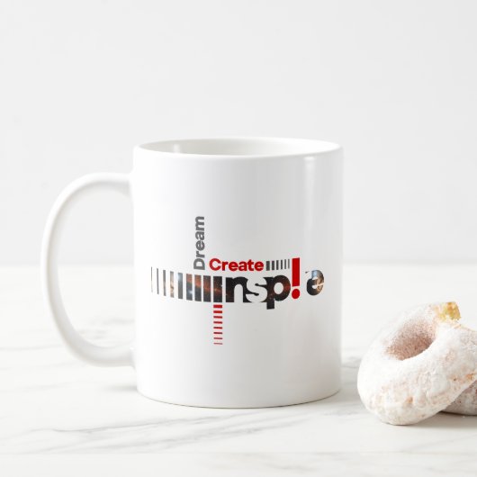 Rêver créer l'inspiration | Mug classique #11 (Avec donut)
