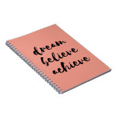 Rêver croire atteindre le carnet (Côté Droit)