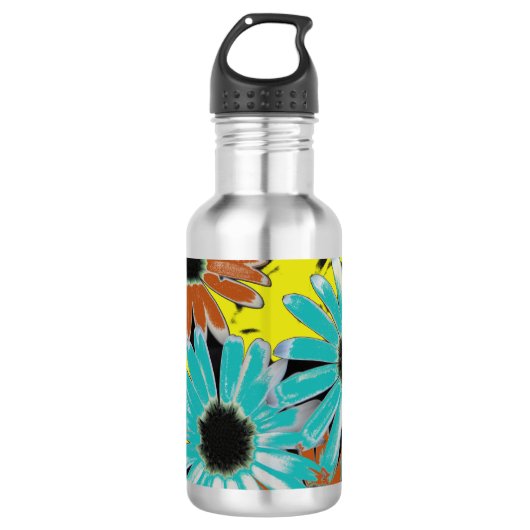 Rêver Daisies Bouteille d'eau (Devant)