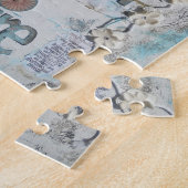 Rêver, Découvrir, Inspirer Citer Puzzle photo (Côté)