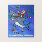 Rêver d'un grand puzzle blanc de Noël (Vertical)