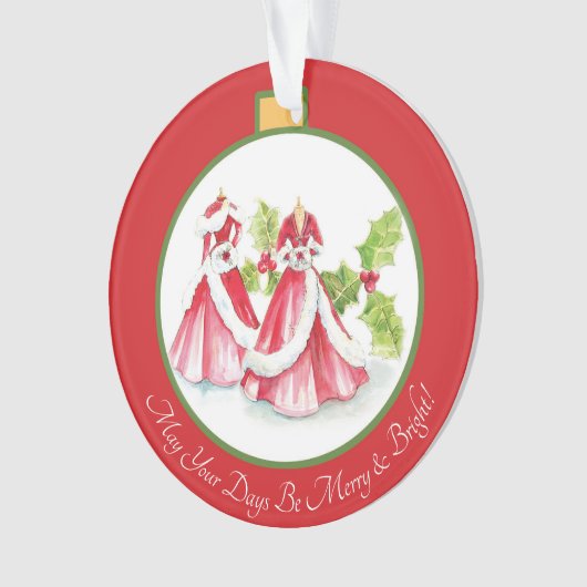 Rêver d'un ornement de Noël blanc (devant)