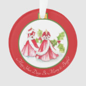 Rêver d'un ornement de Noël blanc (devant)