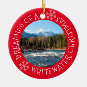 Rêver d'un ornement de photo de Noël de Whitewat