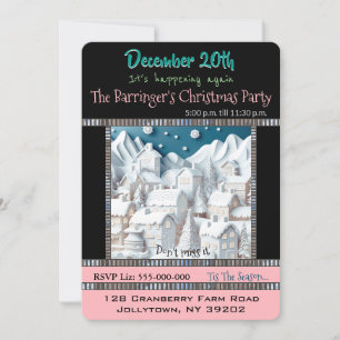 Rêver d'une invitation à Noël blanc