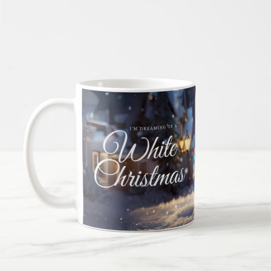 Rêver d'une Mug blanche de Noël, Snow Globe (Gauche)