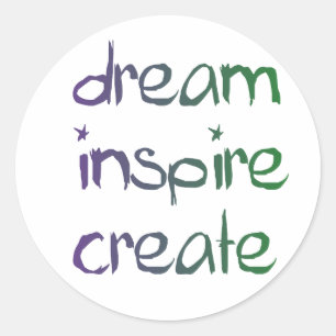 Rêver, Inspirer, Créer Des Stickers Inspirationnel