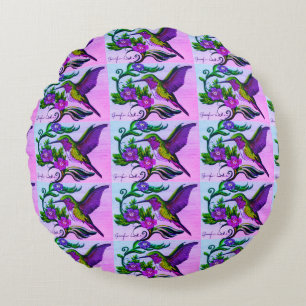 Rêver le Coussin des colibris pourpres