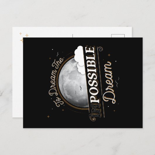 Rêver le rêve impossible / Carte postale (Devant / Derrière)