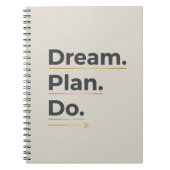 Rêver. Planifier. Agir. – Cahier de définition d'o (Devant)