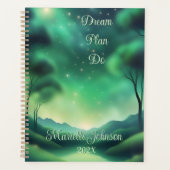 Rêver, planifier, faire planificateur 12 mois en v (Devant)