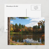 Rêver sur la carte postale Dock (Devant / Derrière)