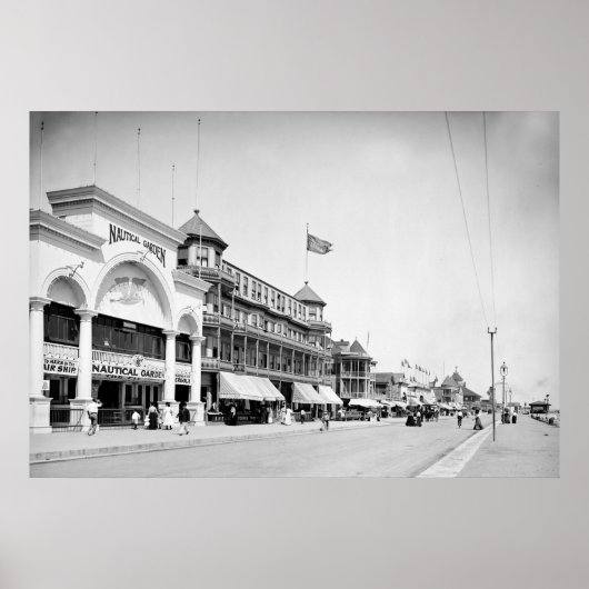 Revere Beach, Massachusetts, 1905 Poster (Voorkant)
