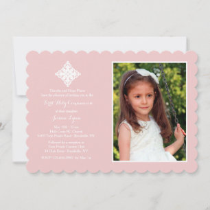 Reverent Cross Religieuze Foto Uitnodiging