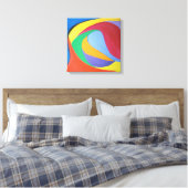Rêverie, art mural abstrait (Insitu(Chambre))