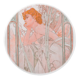 Reverie du Soir (1899) Keramische Knop