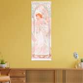 Reverie du Soir (1899) van Alphonse Mucha Canvas Afdruk (Insitu (Woonkamer))