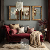 REVERIE IN BLOOM III Lace & Botanical Tissuepapier