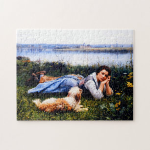 Reverie van Daniel Ridgway Knight Legpuzzel