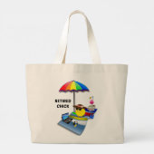 Revermoeid Chick Grote Tote Bag (Achterkant)