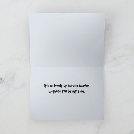 Reverse Condolence Kaart 2 (Binnen)