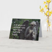 Reverse Condolence Kaart 2 (Gele Bloem)